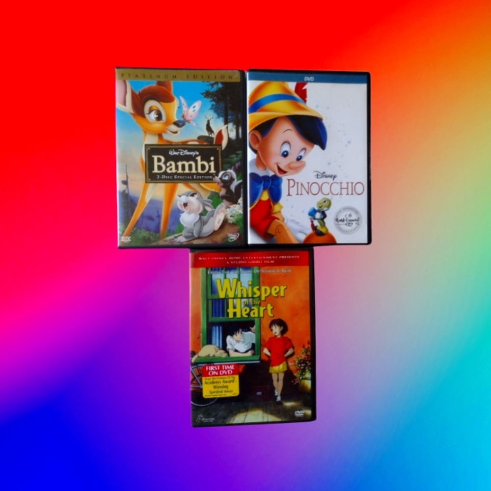 Three bundled Disney movies